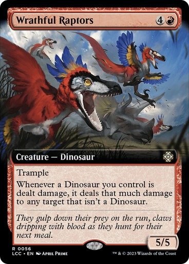 Producto - Wrathful Raptors (Extended Art)