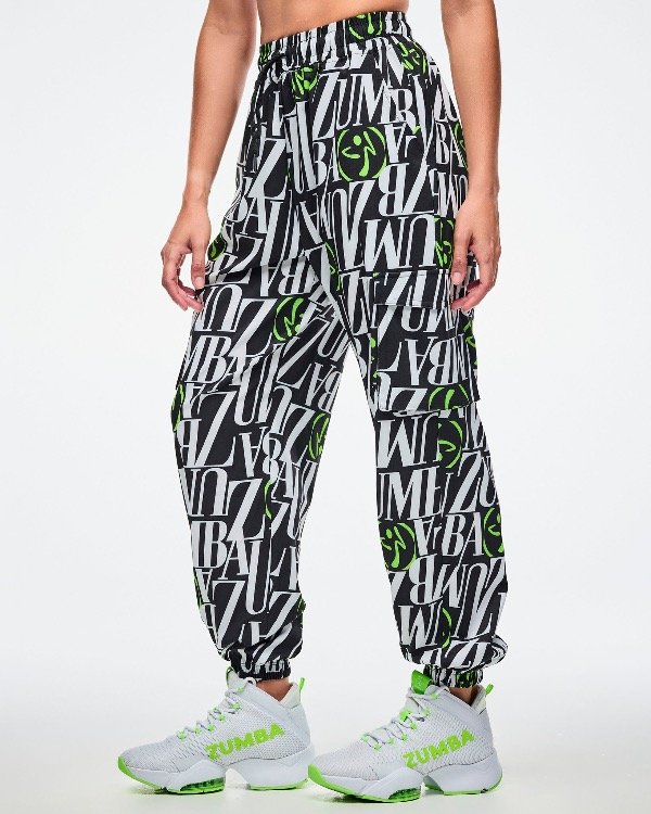 Producto - Dale-Z Parachute Cargo Pants - Black/White