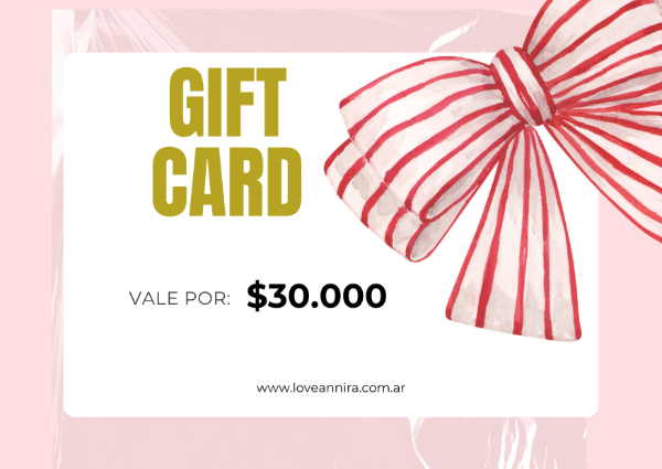 Producto - GIFT CARD VOUCHER 30000