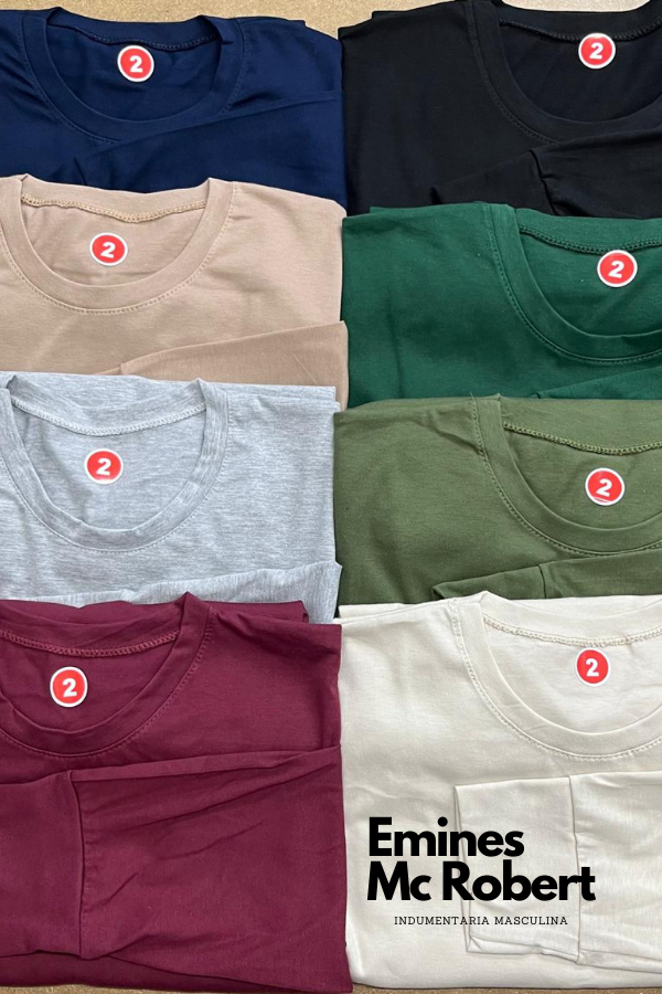 Producto - Remera Lisa Manga Larga Cuello redondo - Bordo