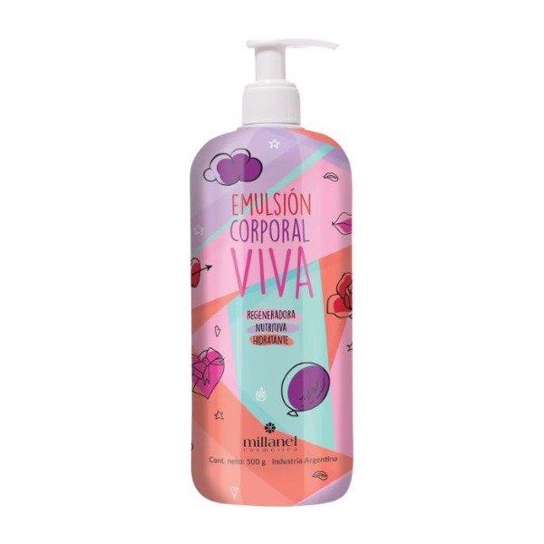 Producto - Emulsion corporal 3 en 1 Viva x 500g