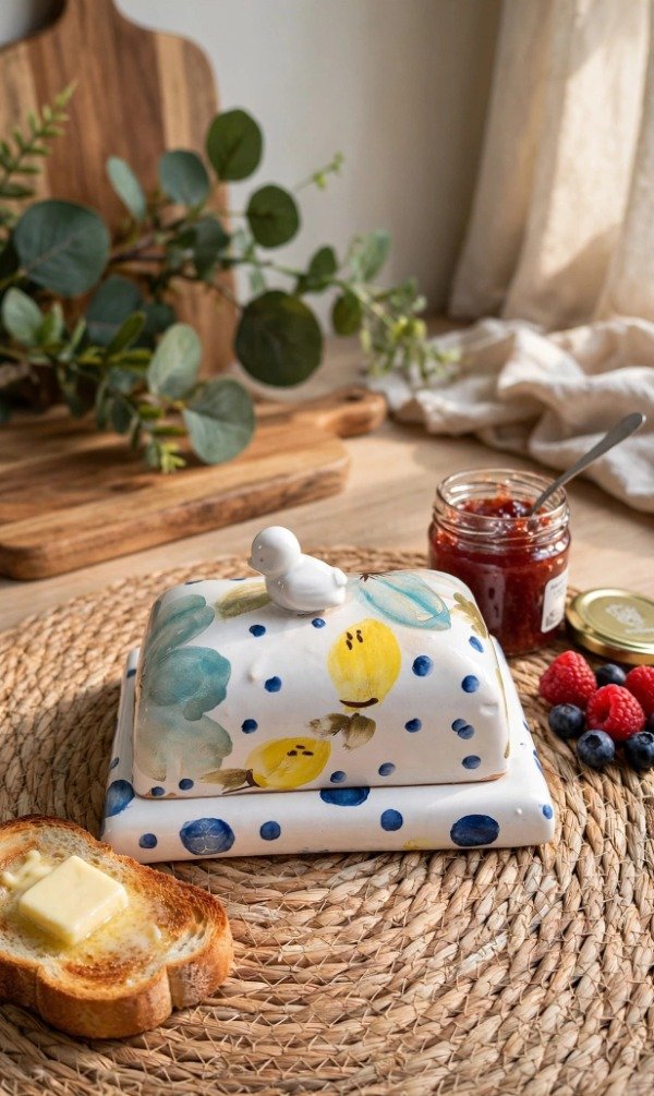 Producto - Mantequera cerámica  línea La Dolce Vita