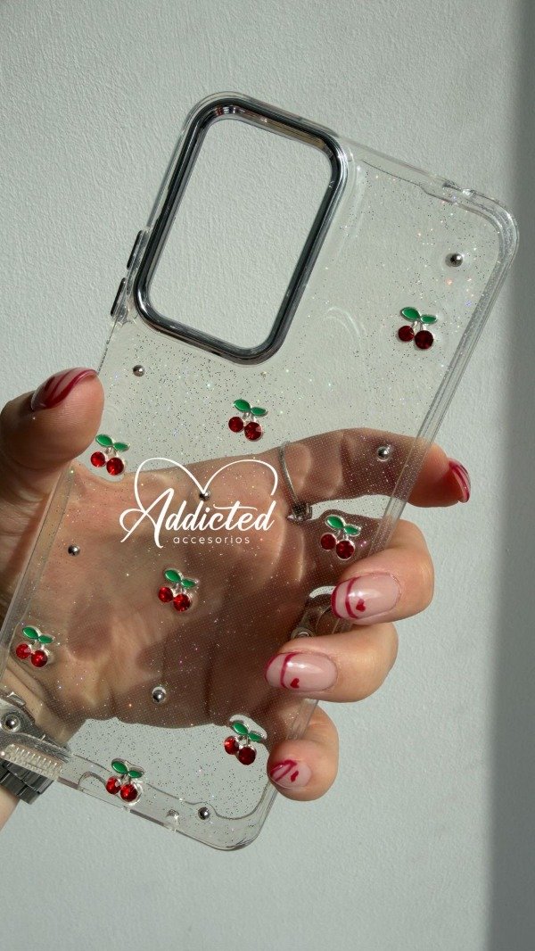 Producto - Case cherrys strass