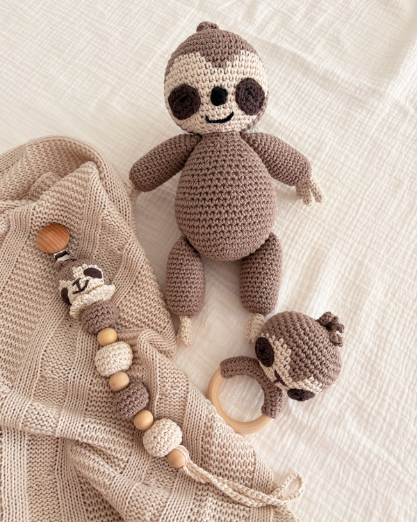 Producto - Ciro, el perezoso en crochet - 1