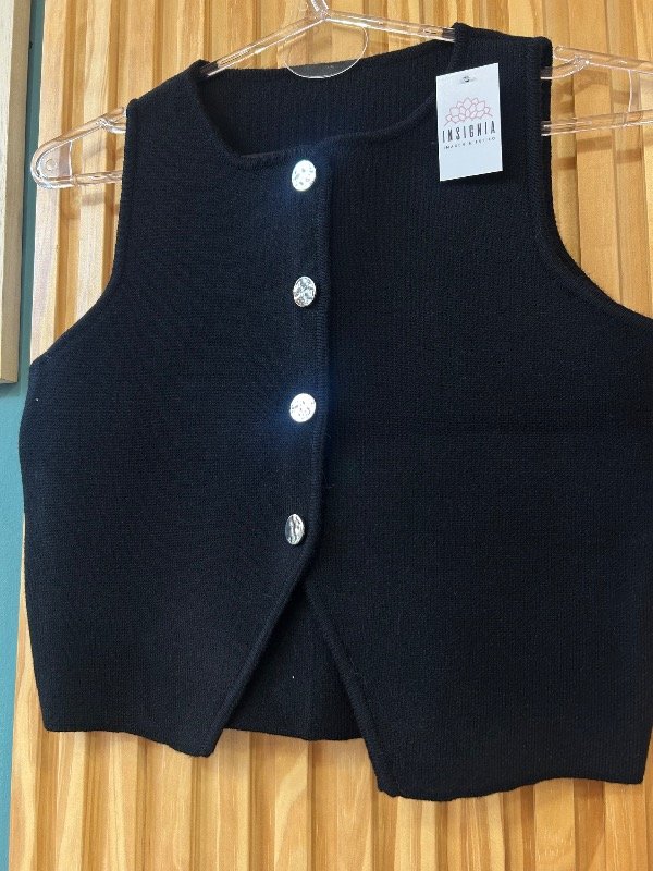 Producto - Chaleco Zara negro - 1
