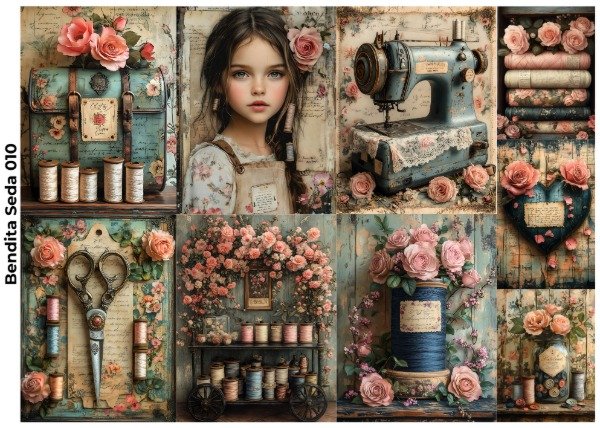 Producto - Bendita Seda 010 Costura (Decoupage)