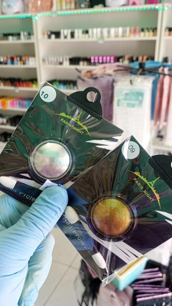 Producto - POLVO EFECTO ESPEJO PARIS NIGHT PLATEADO O DORADO