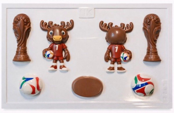 Producto - MOLDE PARA CHOCOLATE MASCOTA DEL MUNDIAL 2205