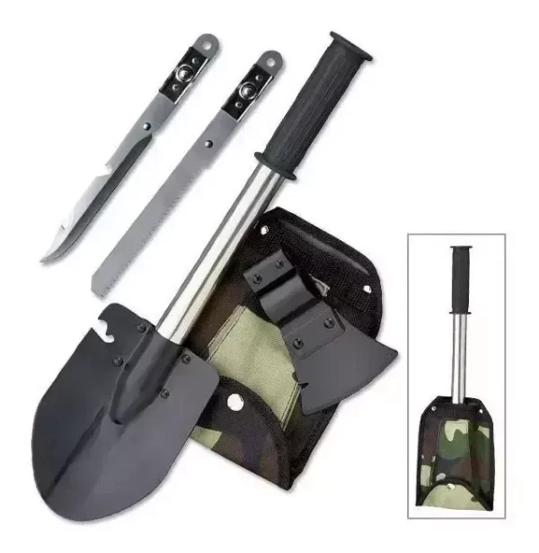 Producto - Pala De Camping + Hacha + Sierra + Cuchilla + Funda - 4 En 1