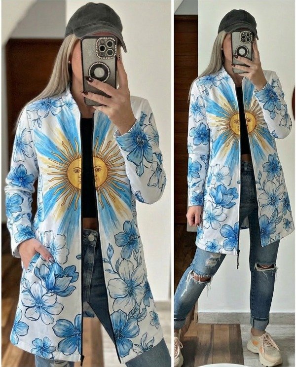 Producto - PREVENTA - Campera Hoddie FLOR DE BANDERA