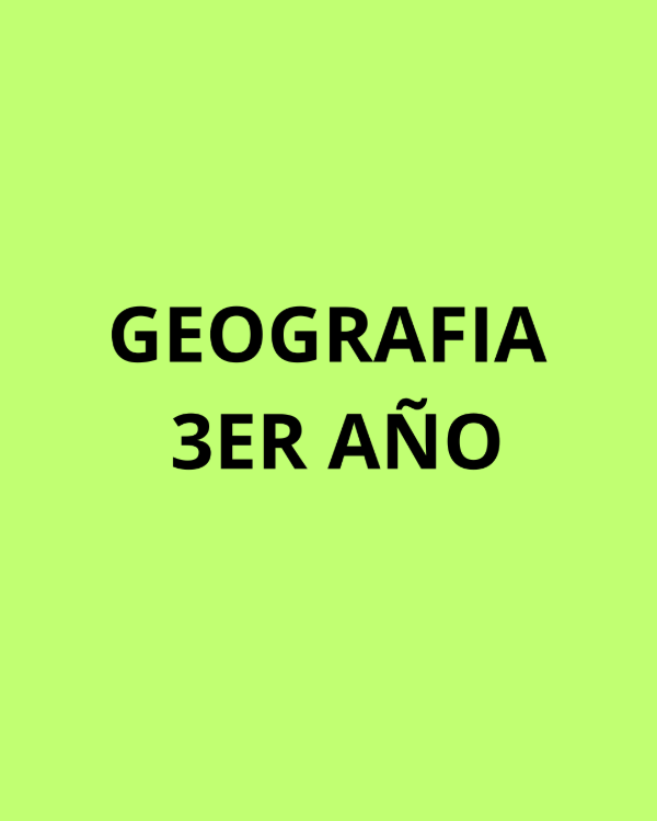 Producto - GEOGRAFIA 3