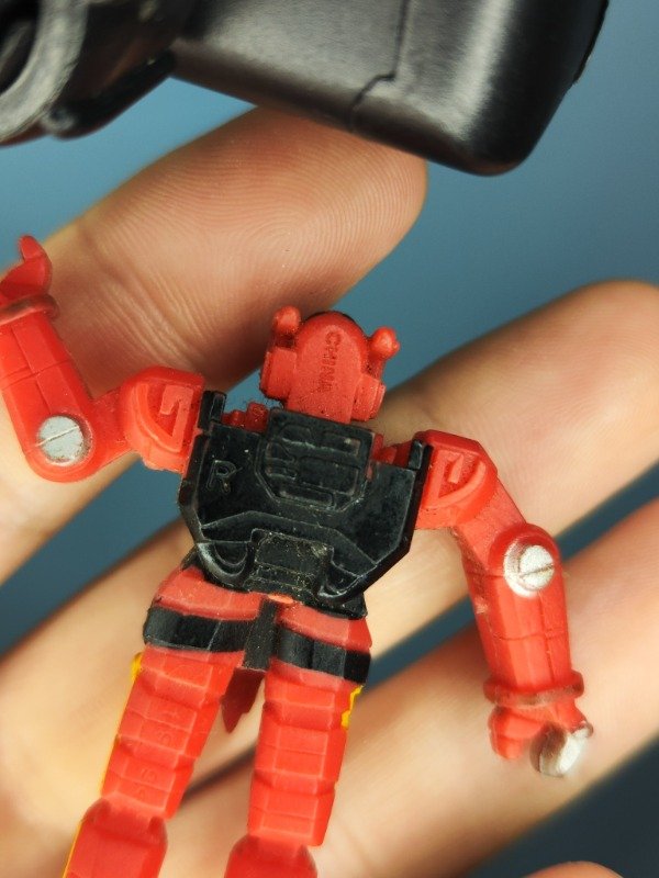 Producto - Red Dragon Mini Figura Zord Red 5 cm - Original Saban 1994 - 2