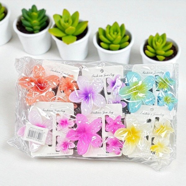 Producto - Broche Flor Hawaiana x3 un.