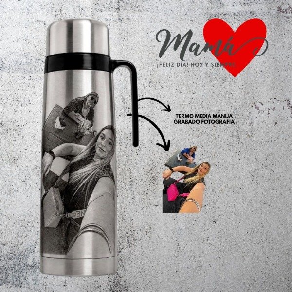 Producto - TERMO MEDIA MANIJA PERSONALIZADO FOTO