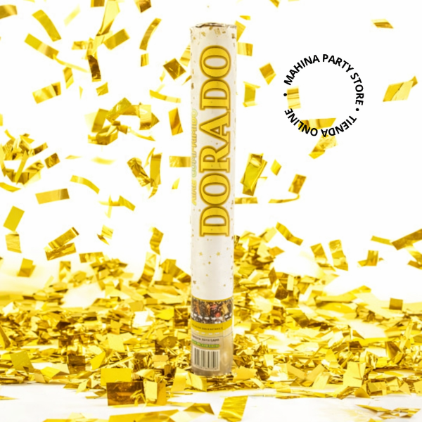 Producto - Cañón Lanza confetti dorado