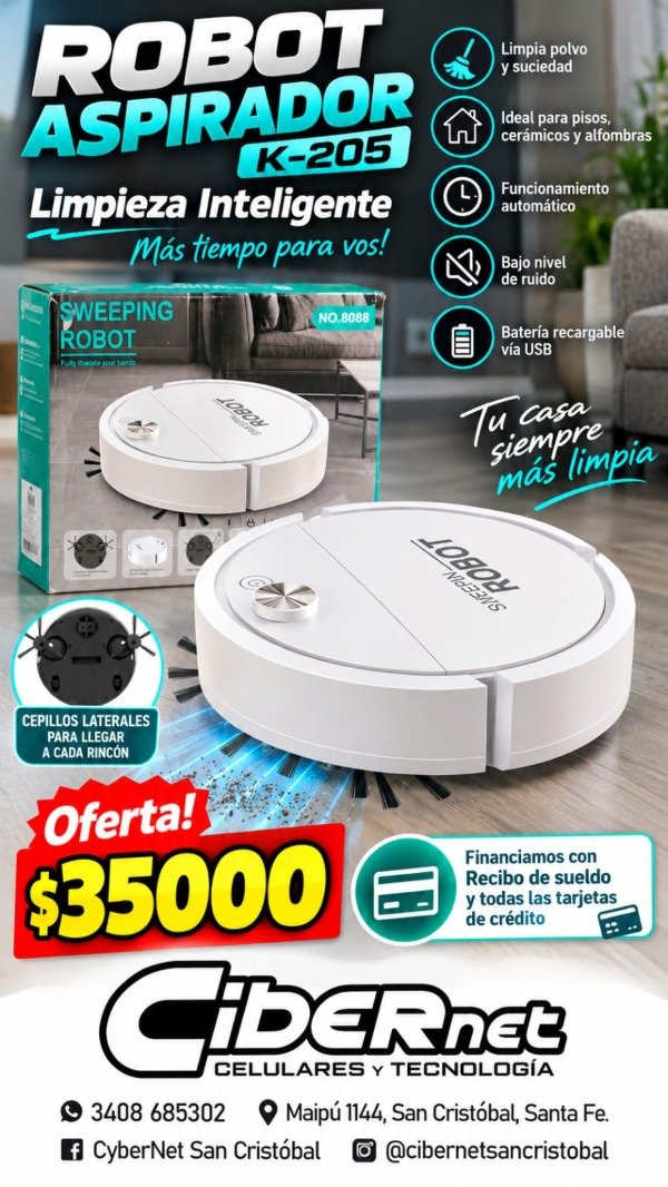 Producto - Robot Aspirador k-205