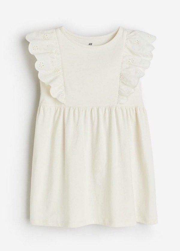 Producto - HyM vestido crema con broderie