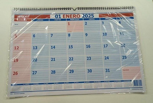 Producto - CALENDARIO PLANNER 2026 MENSUAL C/ESPIRAL 37x54cm