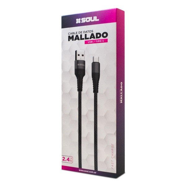 Producto - CABLE DE DATOS MALLADO - TIPO C