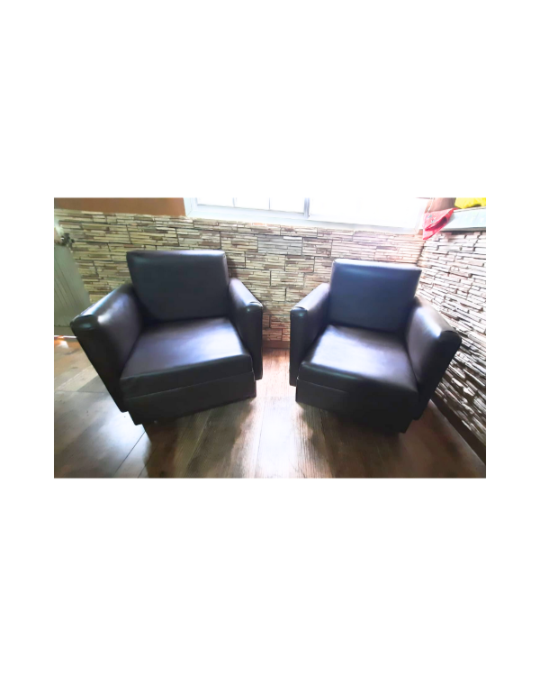 Producto - Sillones de ecocuero de 1 cuerpo x 2