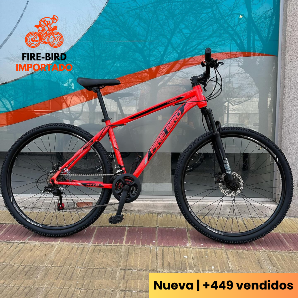 Producto - Fire Bird MTB (Rojo+Negro) Rodado 29-26-24
