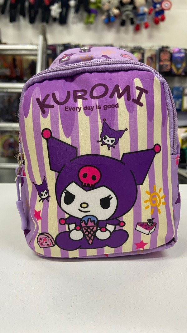 Producto - Bolso riñonera Kuromi para niños (lila)
