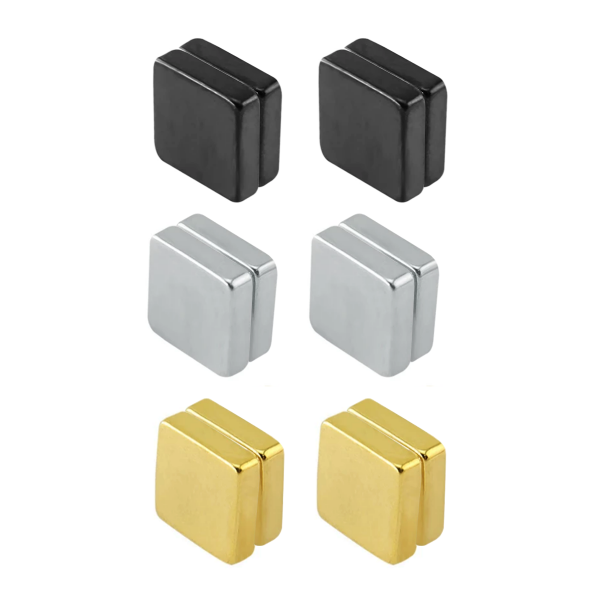 Producto - 1 PAR AROS MAGNETICOS CUADRADOS