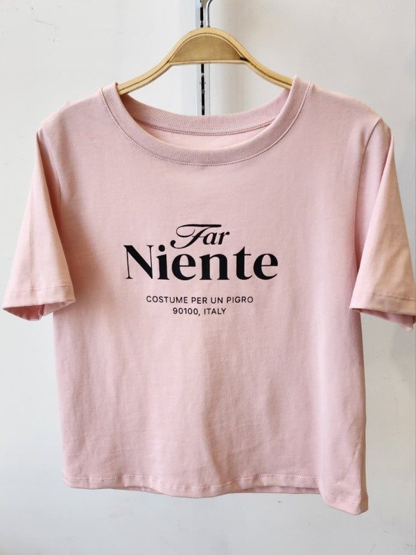 Producto - Remera Algodón 20/1 Estampa "Far Niente" (Art. 5894)
