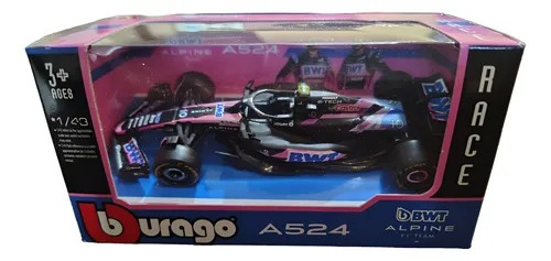 Producto - Alpine A545 F1 2024 Bburago 1:43 Negro