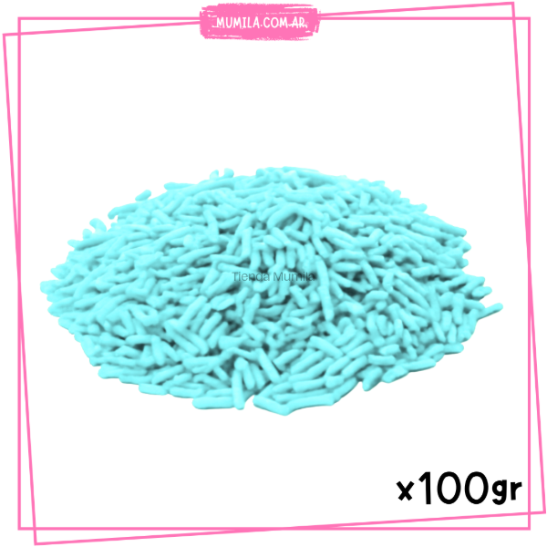 Producto - Granas celeste x100gr