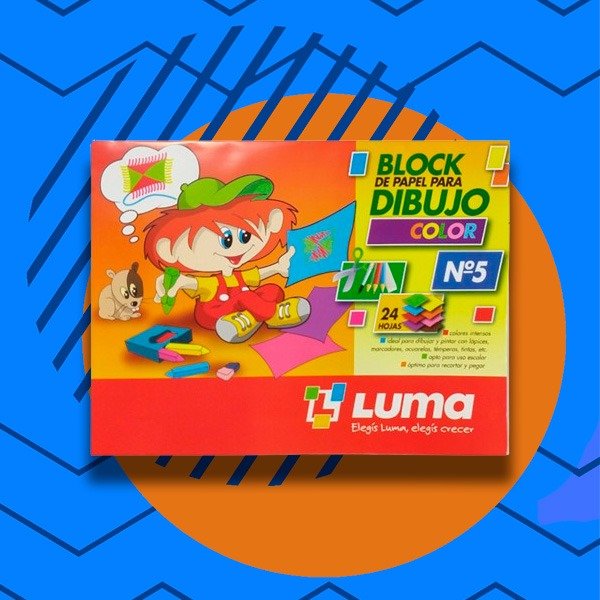 Producto - BLOK DIBUJO COLOR N6 X 20 HOJAS