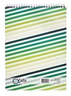 Producto - Block ALFA c/espiral A5