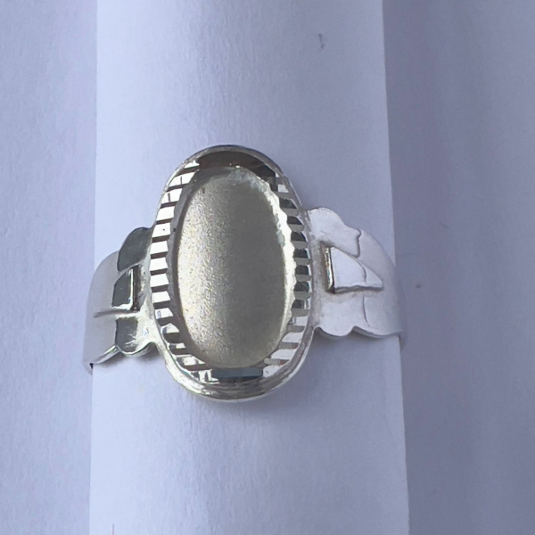 Producto - Anilla de plata sello ovalado