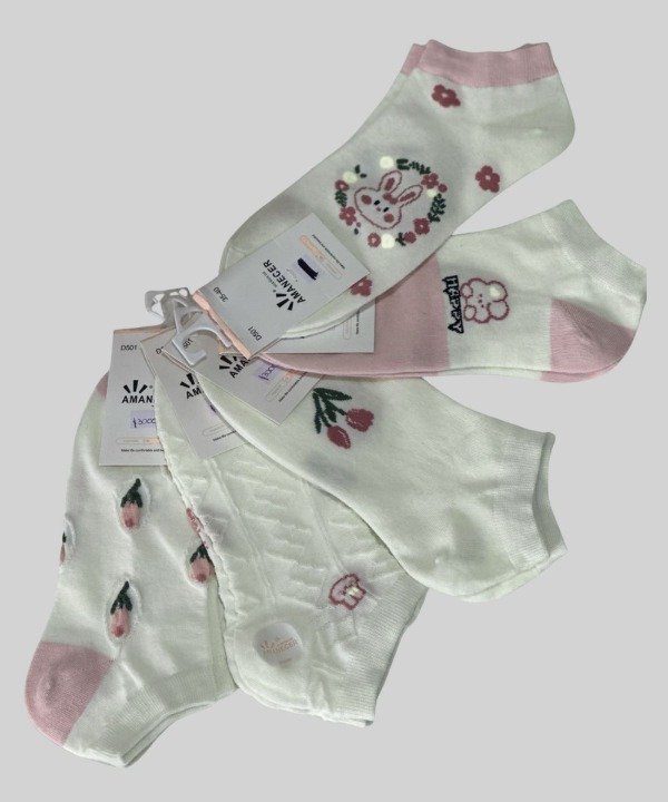 Producto - Medias Amanecer Rabbit Rosas