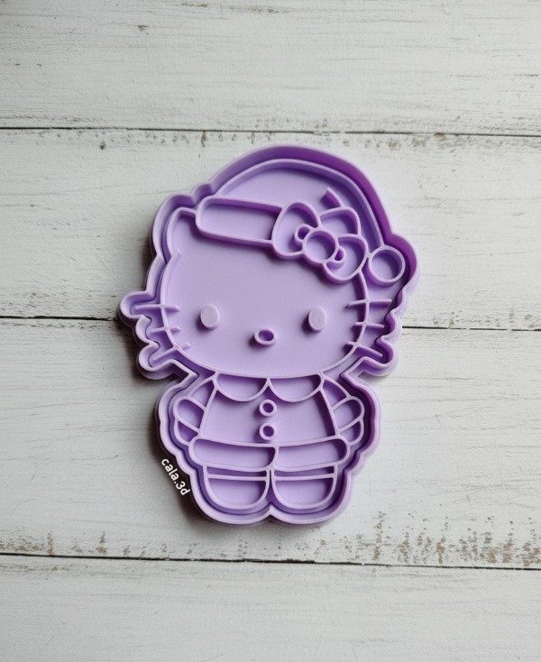 Producto - Cortante Y Sello Kitty Navidad