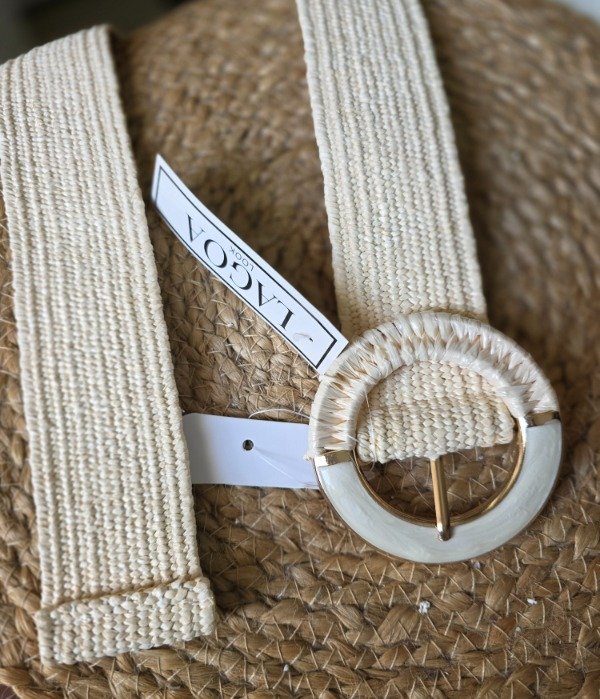 Producto - Cinto yute hebilla piedra 061