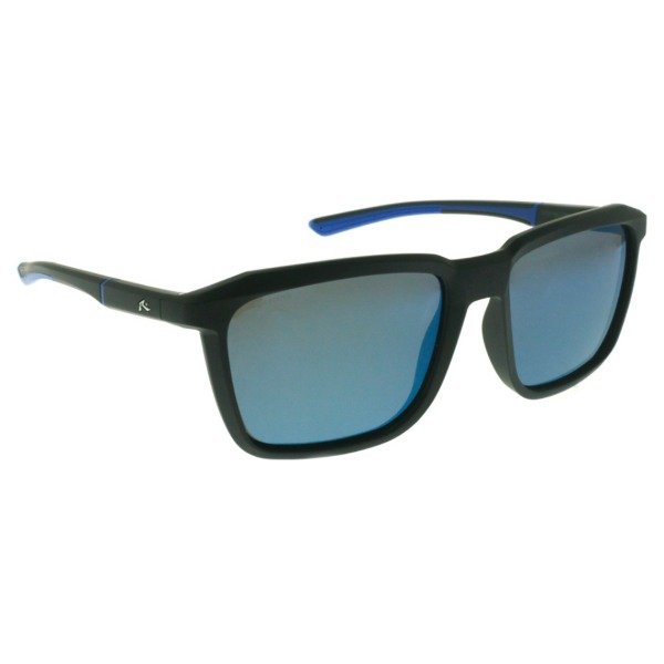 Producto - Rusty Gotry Negro Mate - Cristales Espejado Celeste - 1