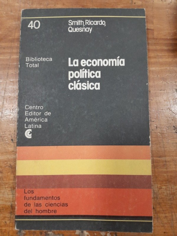Producto - La Economia política clásica - Smith Ricardo Quesnay