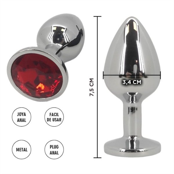 Producto - Joya Anal Metálica Mediana