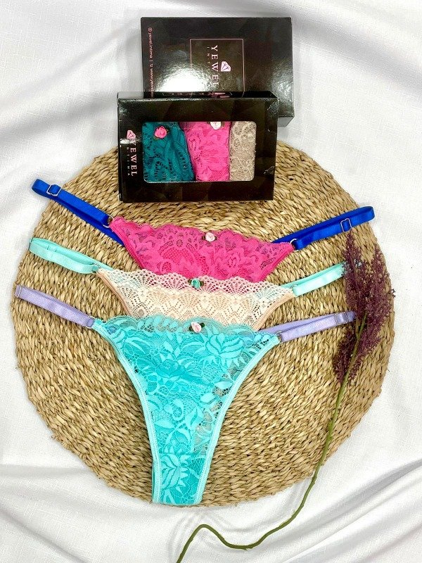 Producto - Art 11 YEWEL Pack X3 Colaless Regulable de Puntilla T: UNICO