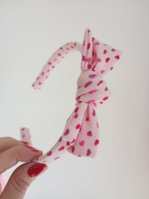 Producto - Vincha Moño rosa