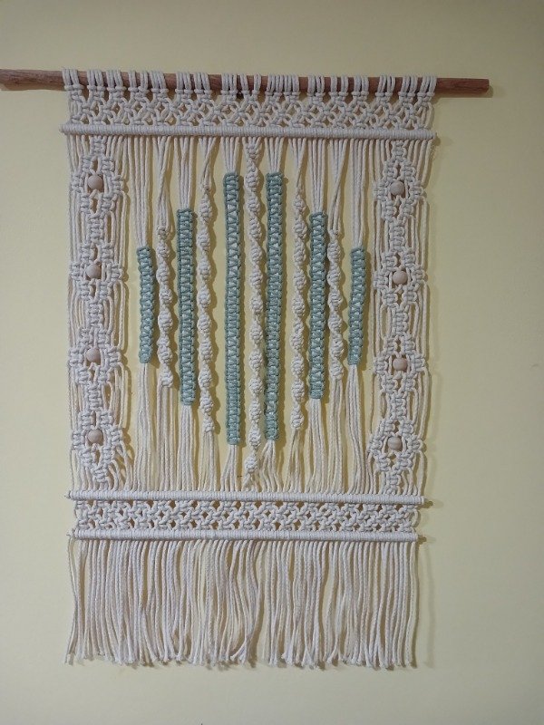 Producto - Tapiz de Macramé - Modelo Rombos