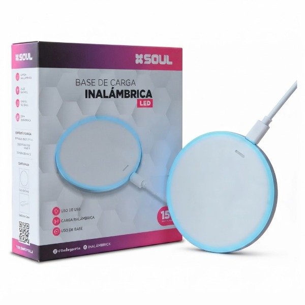 Producto - base inalámbrica led soul - 0