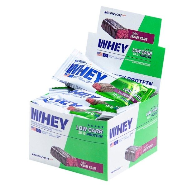 Producto - Barrita de Proteina Frutos Rojos Mervick