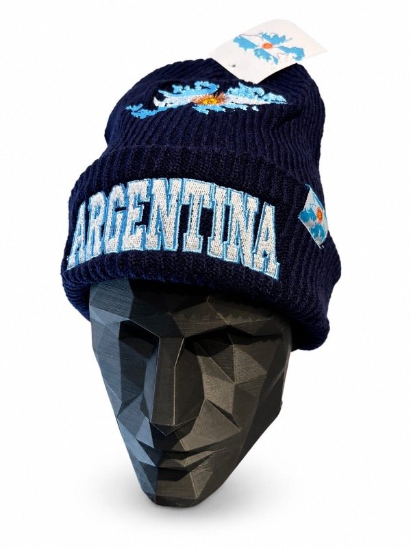 Producto - Gorro de lana Malvinas argentinas azul
