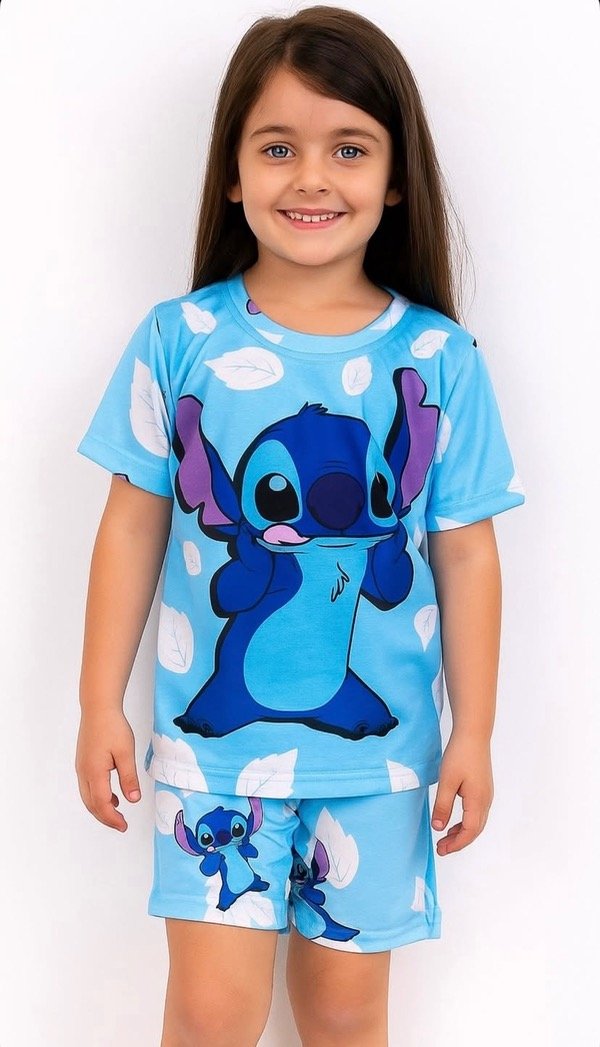 Producto - Pijamas de niños Stitch celeste