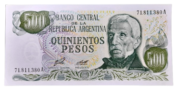 Producto - 500 Pesos (Porta - Diz) Bott.2421 Aunc