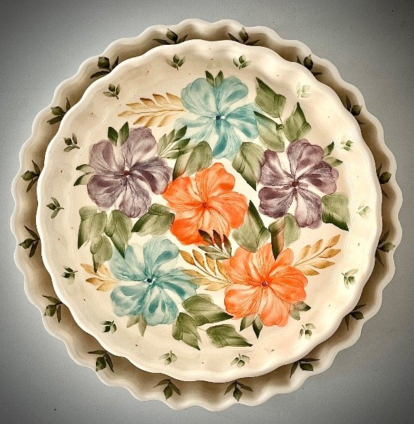 Producto - Bandeja CIRCULAR C bordes ondulados PRIMAVERA