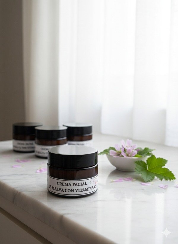 Producto - Crema facial de Malva y Vitamina C