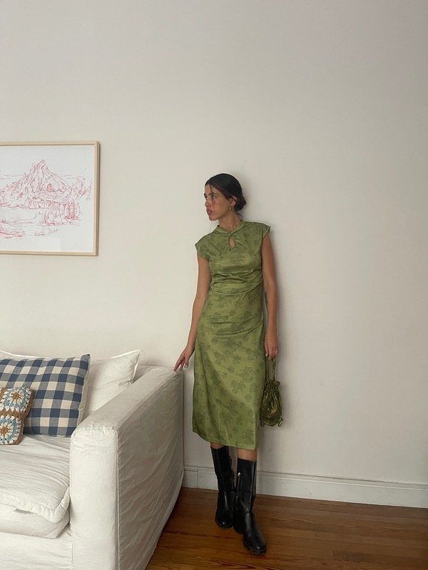 Producto - vestido China Verde